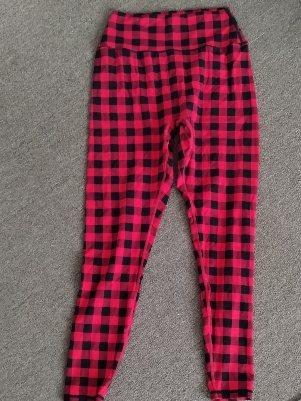 Buffbunny Plaid Red And Black Legacy Legging